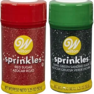 Wilton Holiday Sprinkles,-2 Pack (Red,Green)