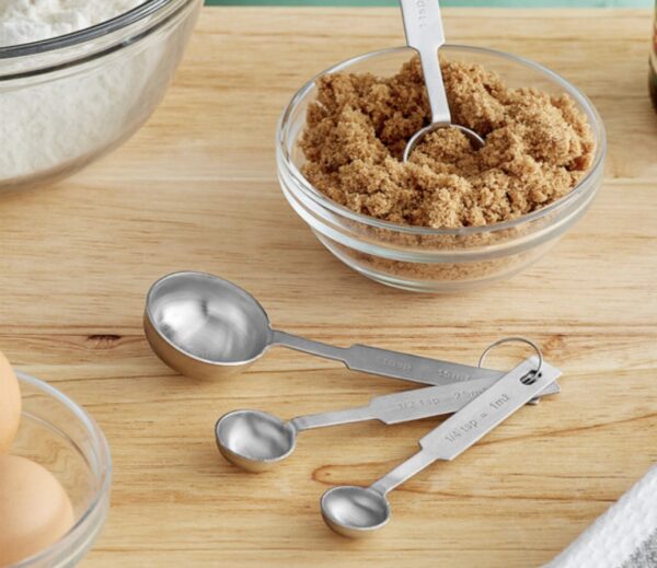 4-Piece Stainless Steel Deluxe Measuring Spoons - Image 2