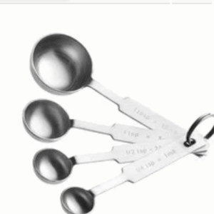 4-Piece Stainless Steel Deluxe Measuring Spoons