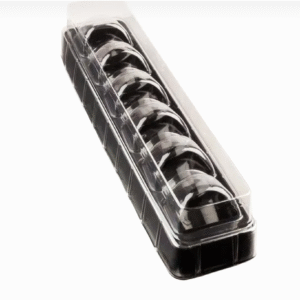 Black Plastic Macaron Box