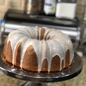Nana's  Lemon Glazed Pound Cake