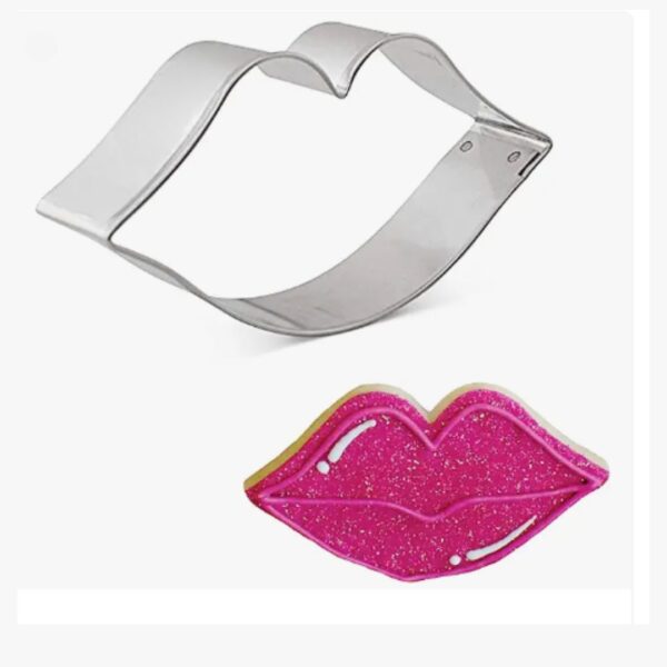 Lips Kiss Cookie Cutter, 4.25" - Image 2